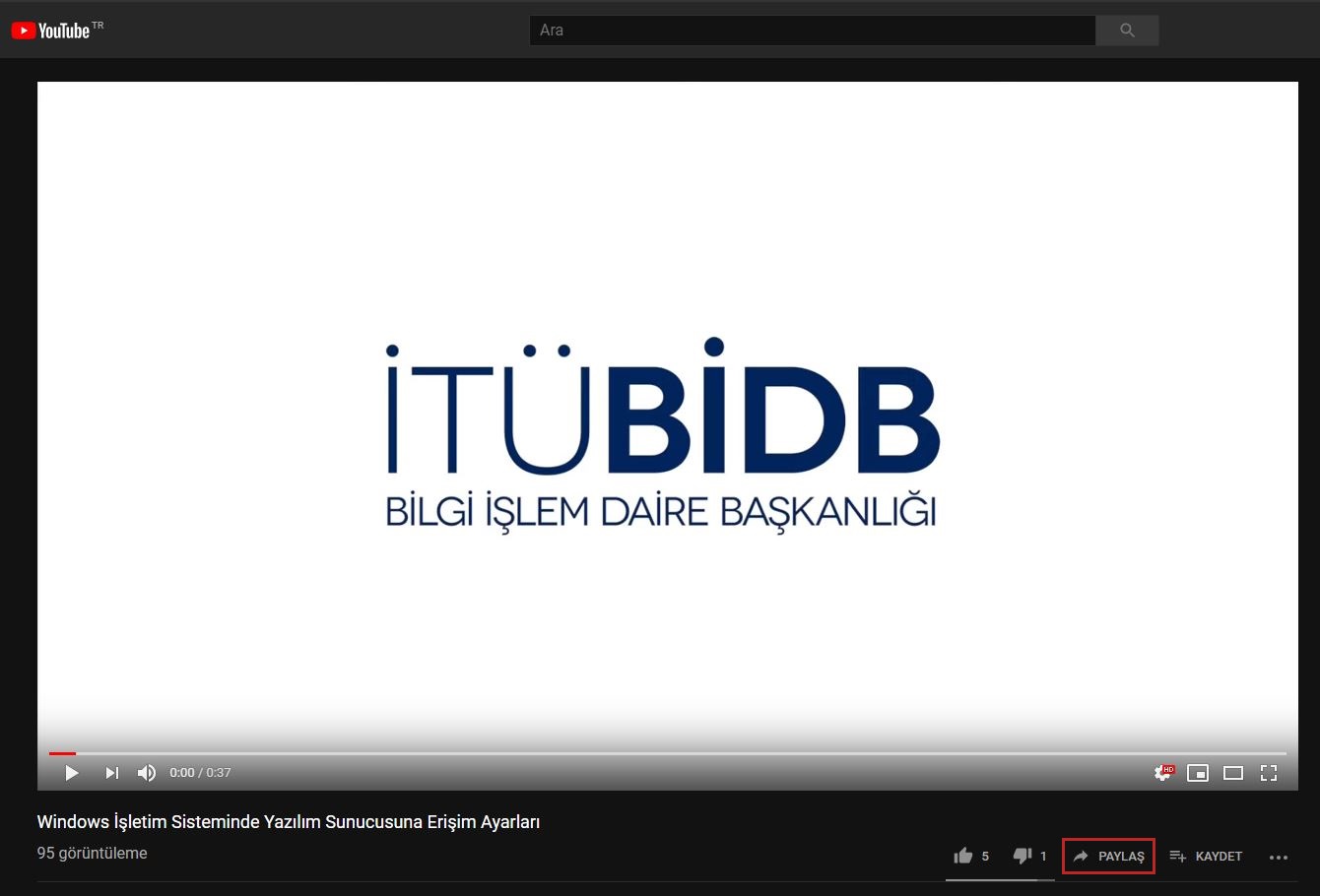 youtube-paylaş